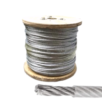 Трос стальной в оплетке ПВХ 4 мм 200 м, «Maxumum»