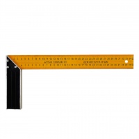 Угольник металлический 350 мм, желтый (2582)