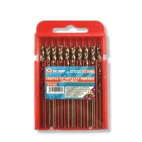 Сверла по металлу кобальтовые  4,2 мм, 10 шт., HSS CO, P6M5K5, "MAXIMUM" MX 09981