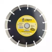 Диск алмазный отрезной сегментный 180x22.2 мм,"CROTT"